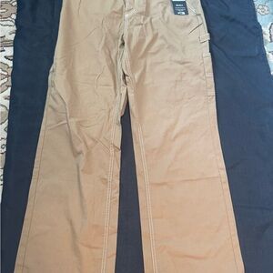 RVCA Women's Wide Leg Pants in Tan and Black